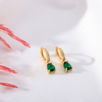 Birthstone Drop Earrings