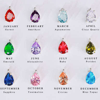 Birthstone Heart Bracelet