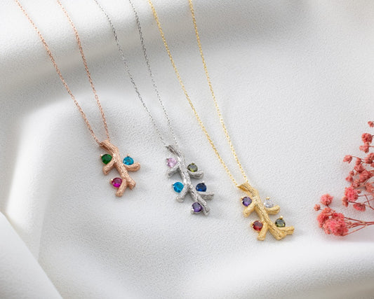 Tree of Life Birthstone Necklace