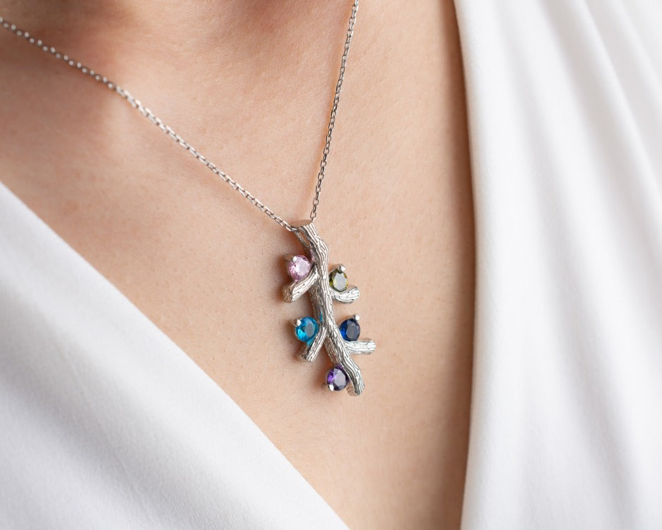 Tree of Life Birthstone Necklace